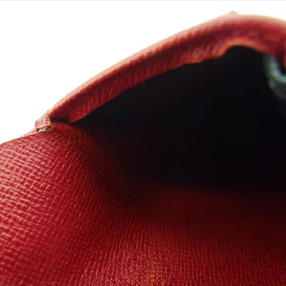 LOUIS VUITTON Bi -fold Wallet Epi Leather Authentic USED T20450 - Picture 4 of 10